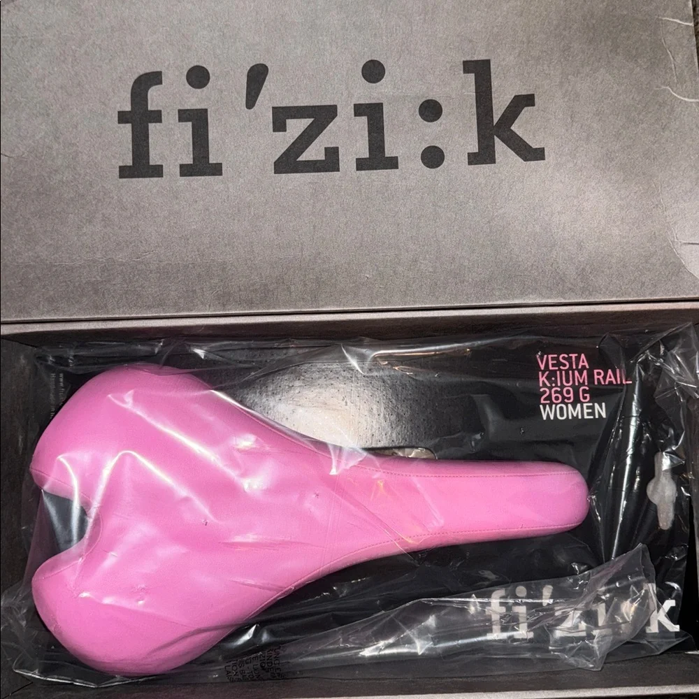 🔥NEW fi‘zi:k Vesta K: IUM Rail 269G Cycling Women's Saddle Pink - Picture 2 of 13